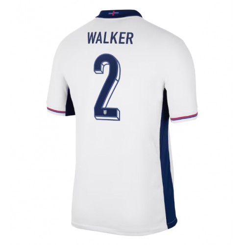 Fotballdrakt Herre England Kyle Walker #2 Hjemmedrakt EM 2024 Kortermet